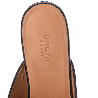 Gucci Calfskin Womens Princetown Slippers 37.5 Black 7 of 7