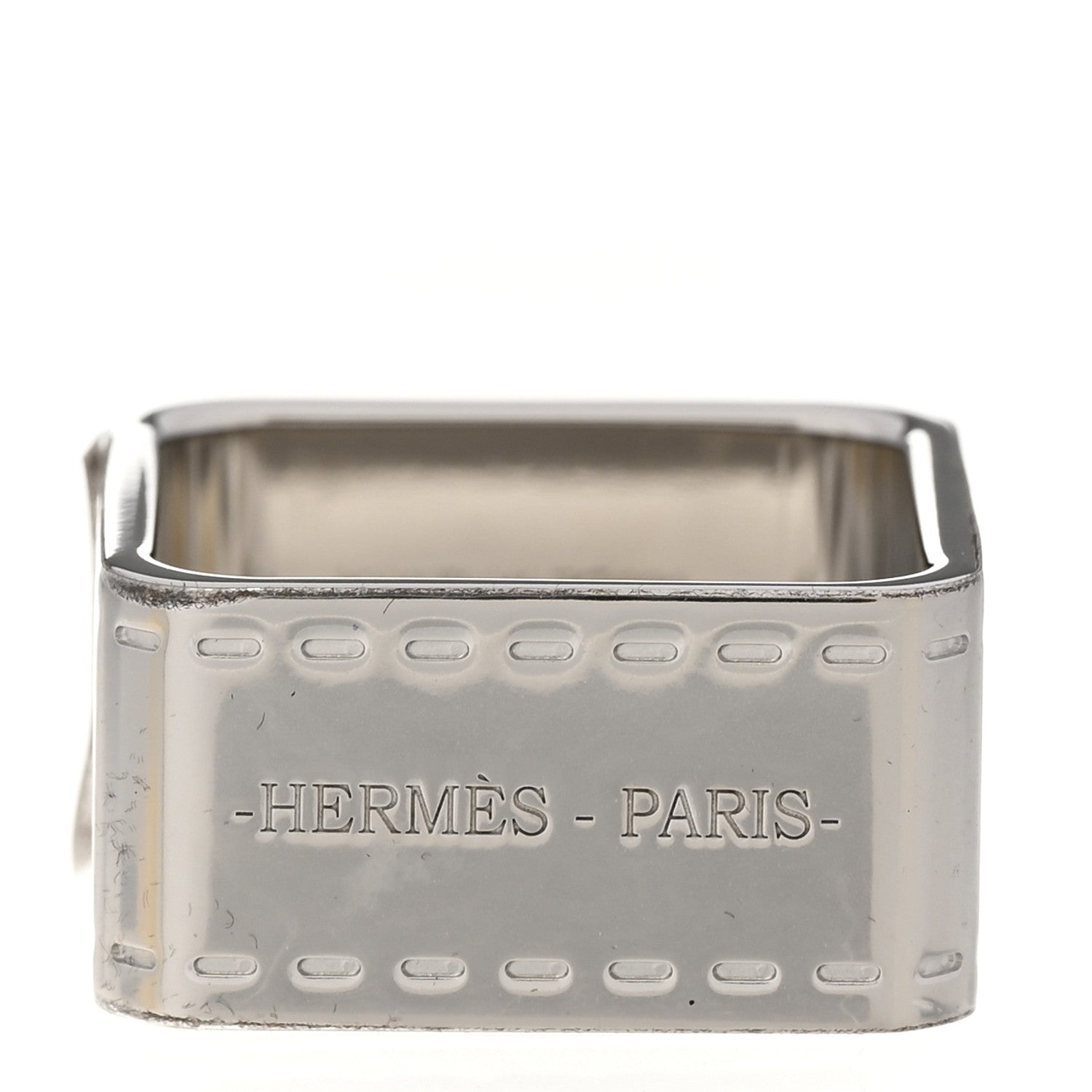 Hermes Palladium Bolduc Scarf Ring 2 of 4
