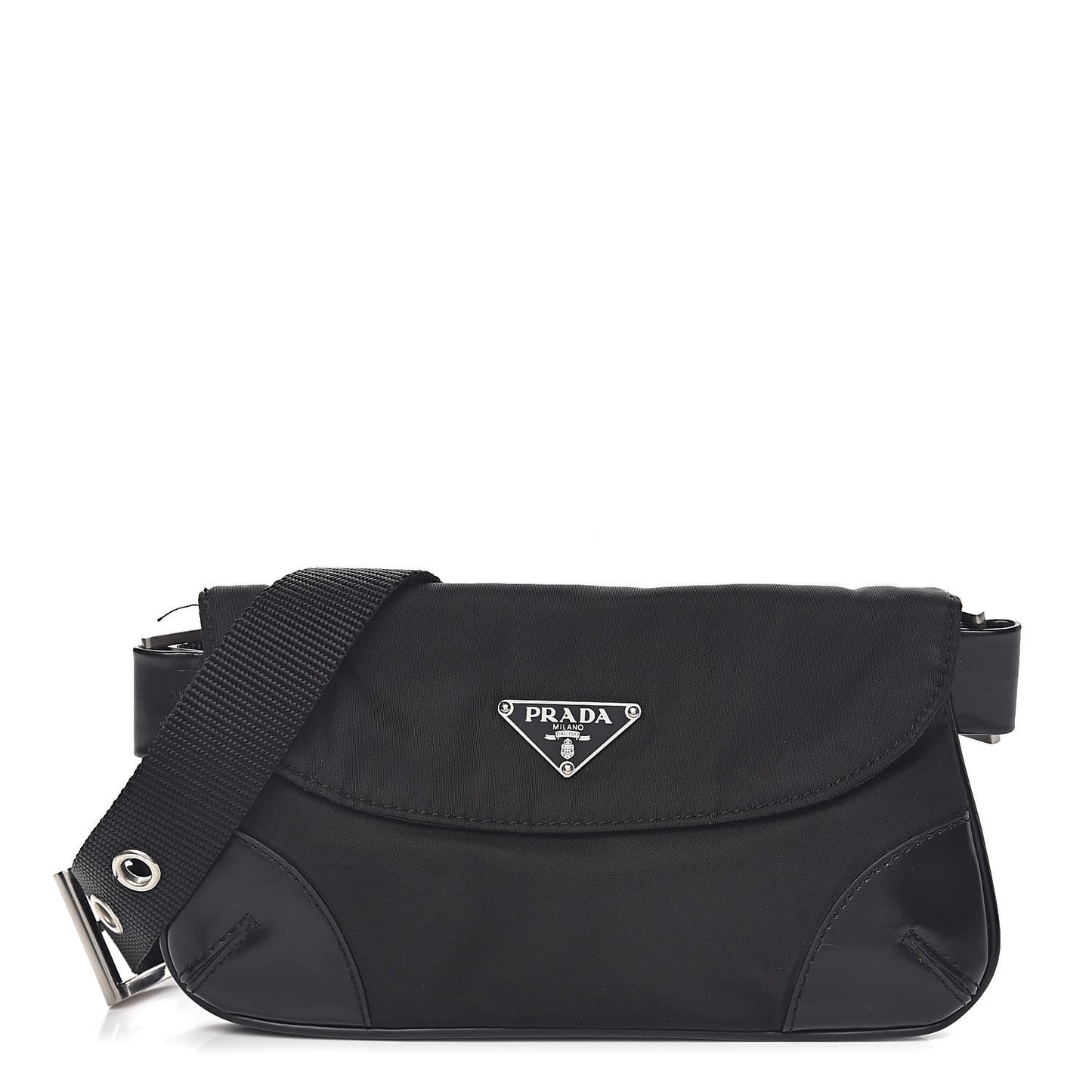 Tessuto Nylon Belt Bag Black