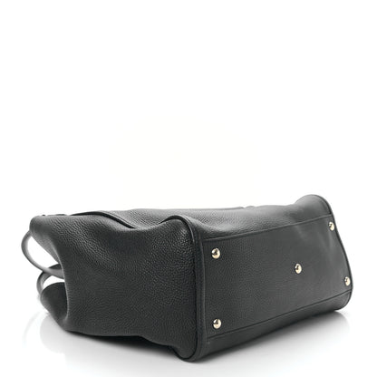 Gucci Pebbled Calfskin Medium Soho Shoulder Bag Black 4 of 9