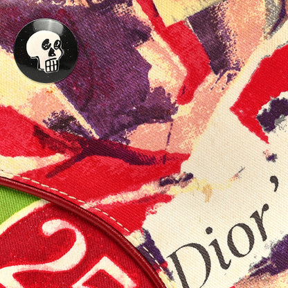 Christian Dior Canvas Le Victim Mini Saddle Pochette Red 7 of 10