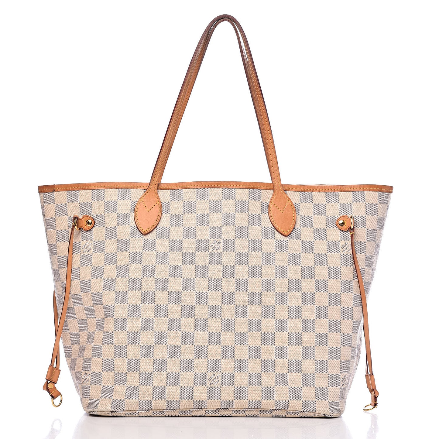 Damier Azur Neo Neverfull MM Rose Ballerine