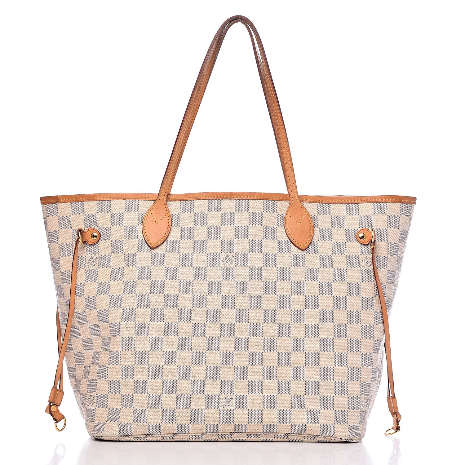 Louis Vuitton Damier Azur Neo Neverfull MM Rose Ballerine 3 of 22