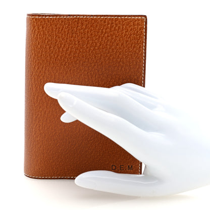Hermes Natural Barenia Notebook Cover Fauve 1 of 8