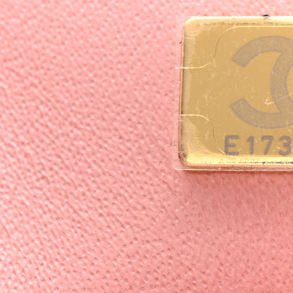 Chanel Tweed Quilted Mini Rectangular Flap Light Pink White 6 of 11
