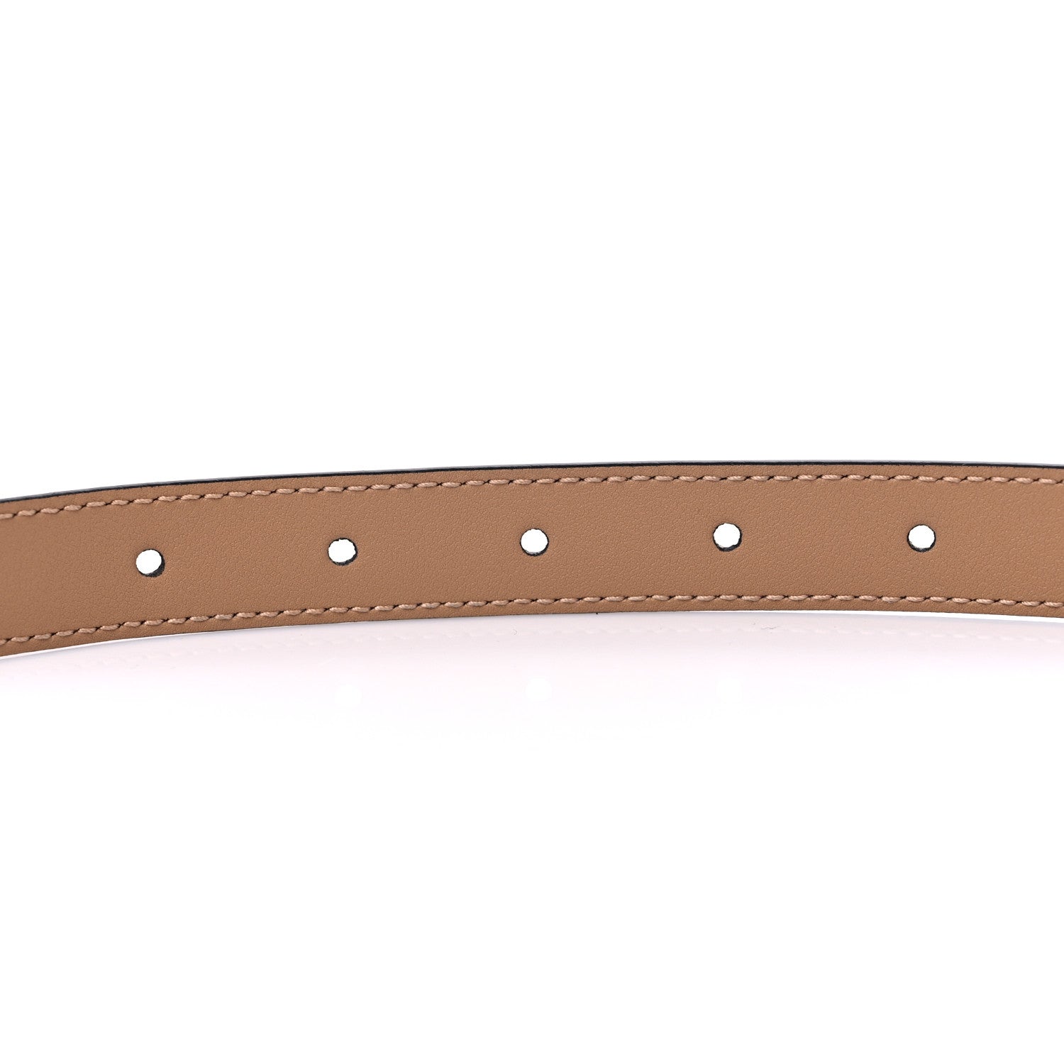 Gucci Moon Calfskin Double G 20mm Belt 75 30 Natural Tan 4 of 6