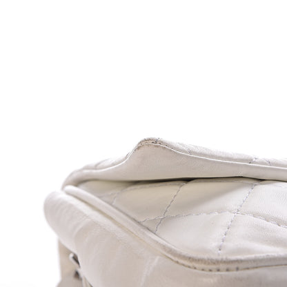 Chanel Lambskin Quilted Flap White 13 of 18