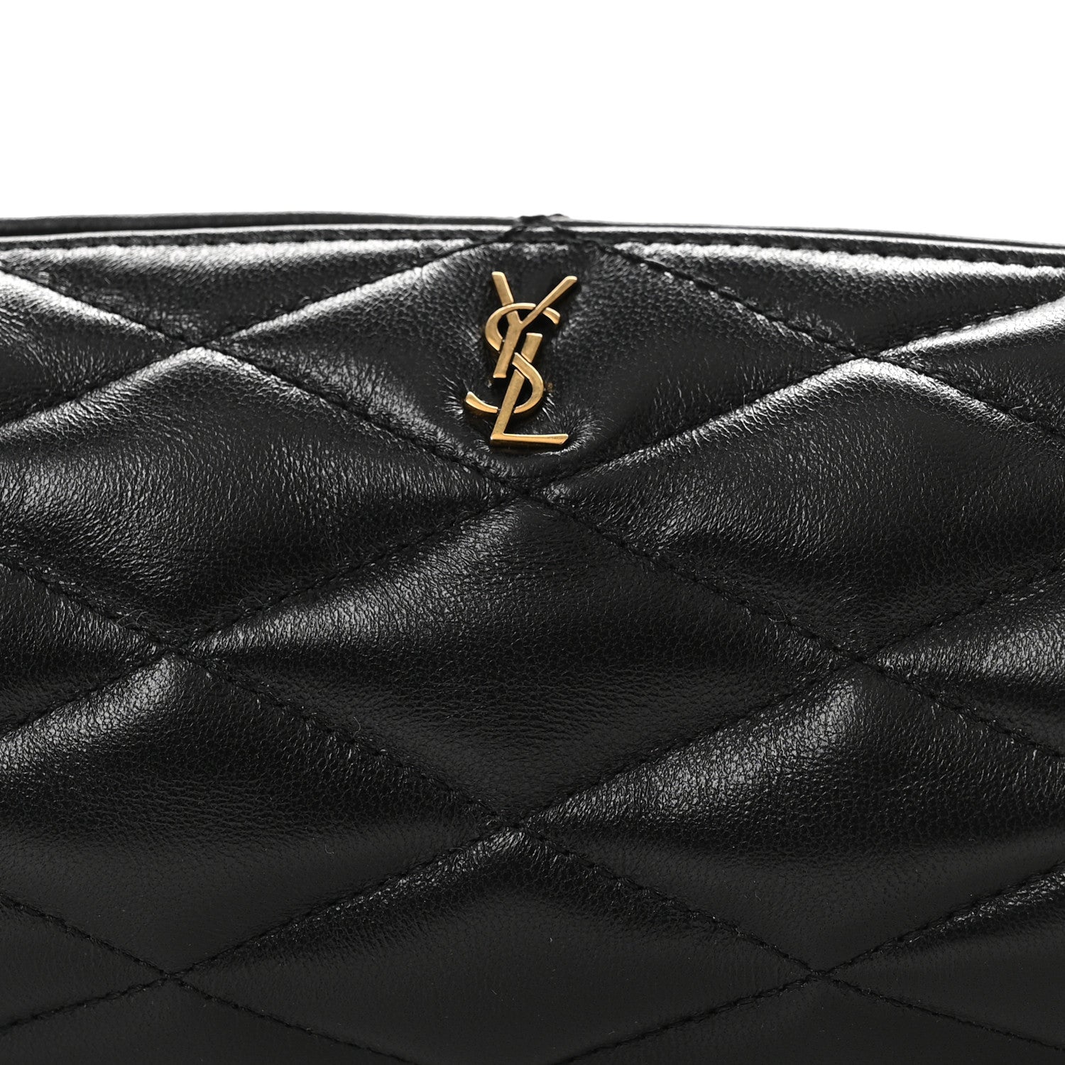 Saint Laurent Lambskin Monogram Mini Sade Tube Bag Black 8 of 11