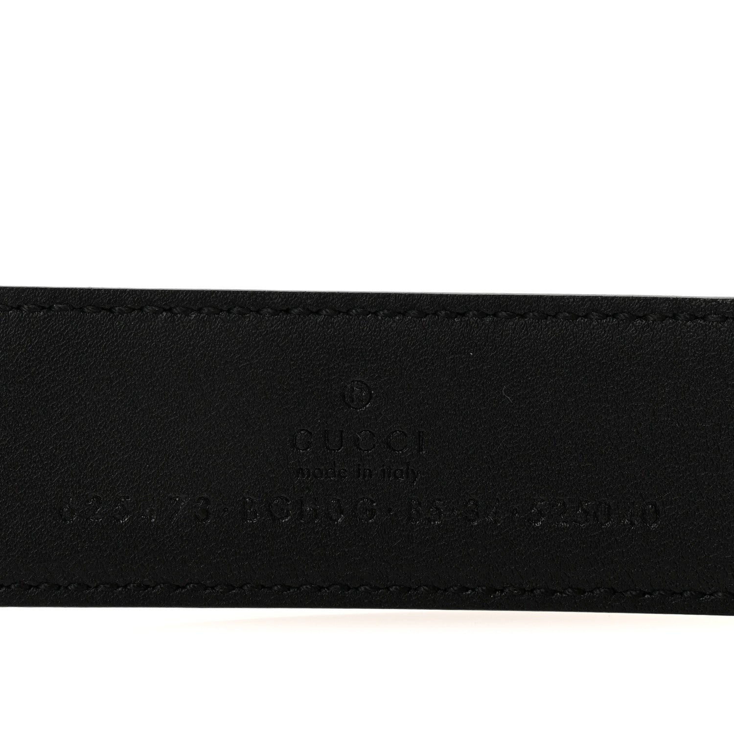 Gucci Selleria Calfskin 30mm Belt 85 34 Black 5 of 5