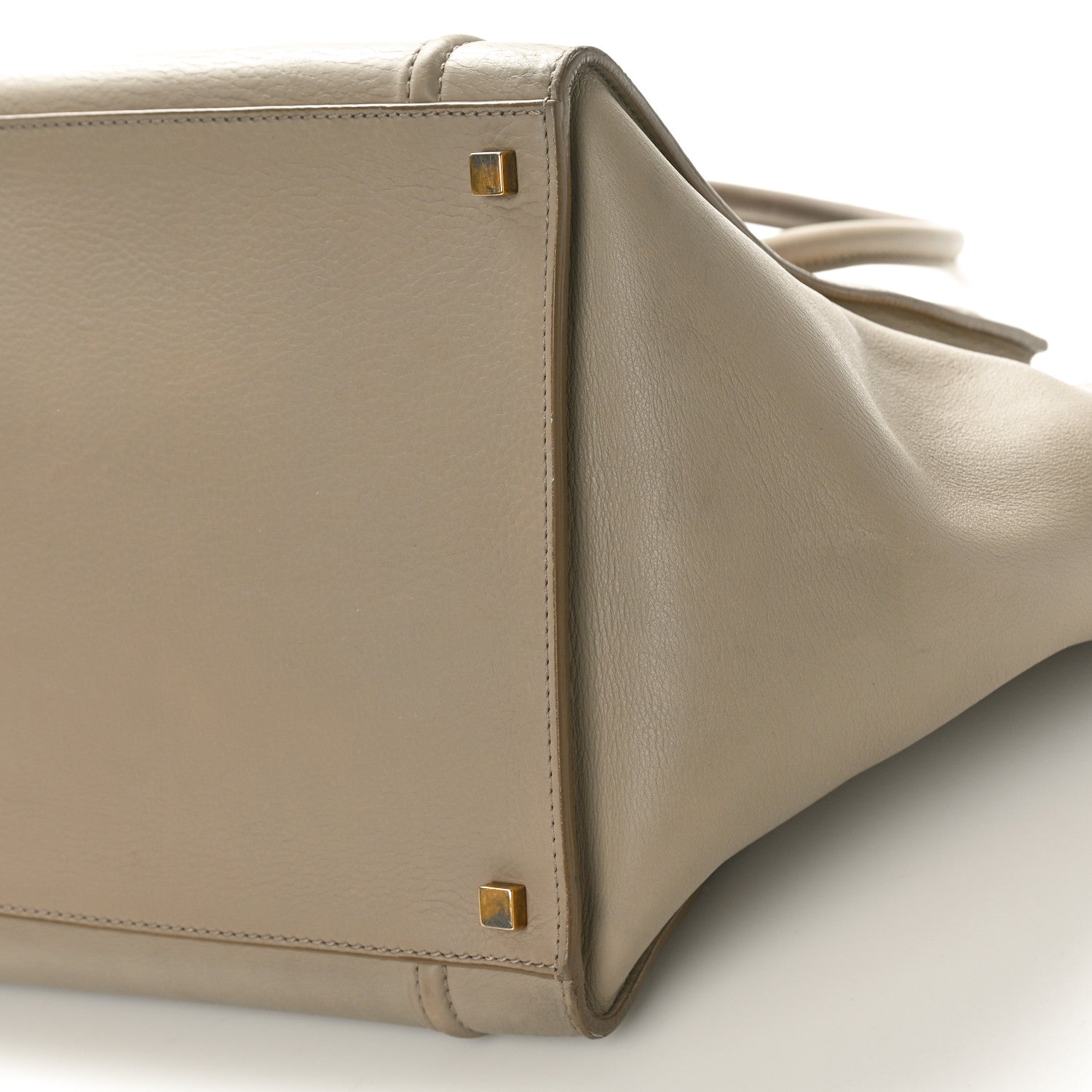 Celine Supple Calfskin Medium Phantom Luggage Beige 10 of 16