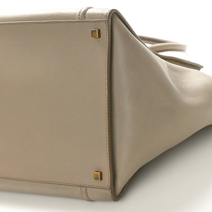 Celine Supple Calfskin Medium Phantom Luggage Beige 10 of 16