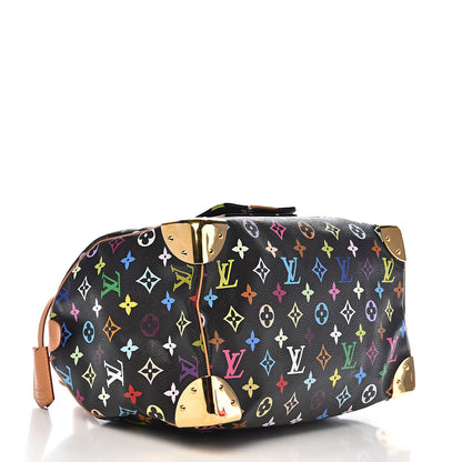 Louis Vuitton Monogram Multicolor Speedy 30 Black 3 of 10