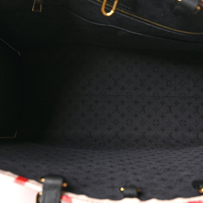 Louis Vuitton Monogram Giant Crafty Onthego GM Creme Rouge Black 5 of 9
