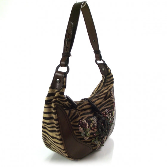 Valentino Garavani Pony Hair Zebra Bag 3 of 7