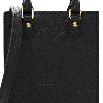 Louis Vuitton Empreinte Monogram Giant Petit Sac Plat Black 7 of 10