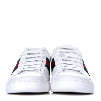 Gucci Calfskin Web Cherry Embroidered Womens Ace Sneakers 37 White 2 of 9