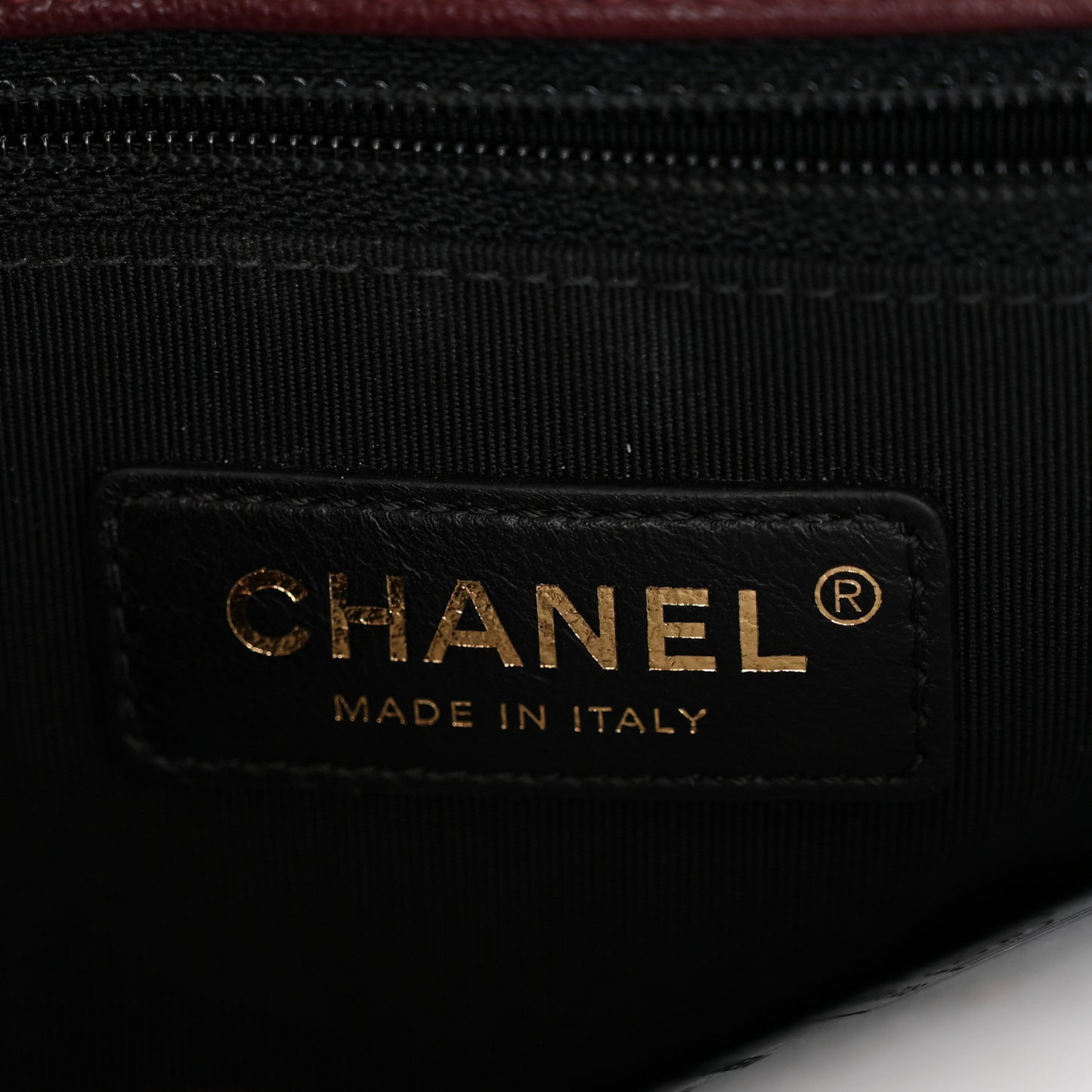 Sheepskin Quilted Vintage Mademoiselle Flap Dark Red