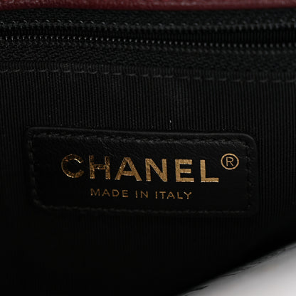 Chanel Sheepskin Quilted Vintage Mademoiselle Flap Dark Red 6 of 10