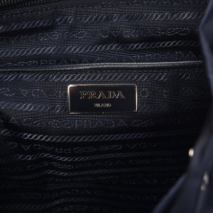 Prada Nylon Vela Saffiano Medium Cinch Backpack Baltico 6 of 7