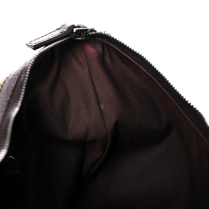 Gucci Monogram Medium Half Moon Hobo Dark Brown 14 of 21