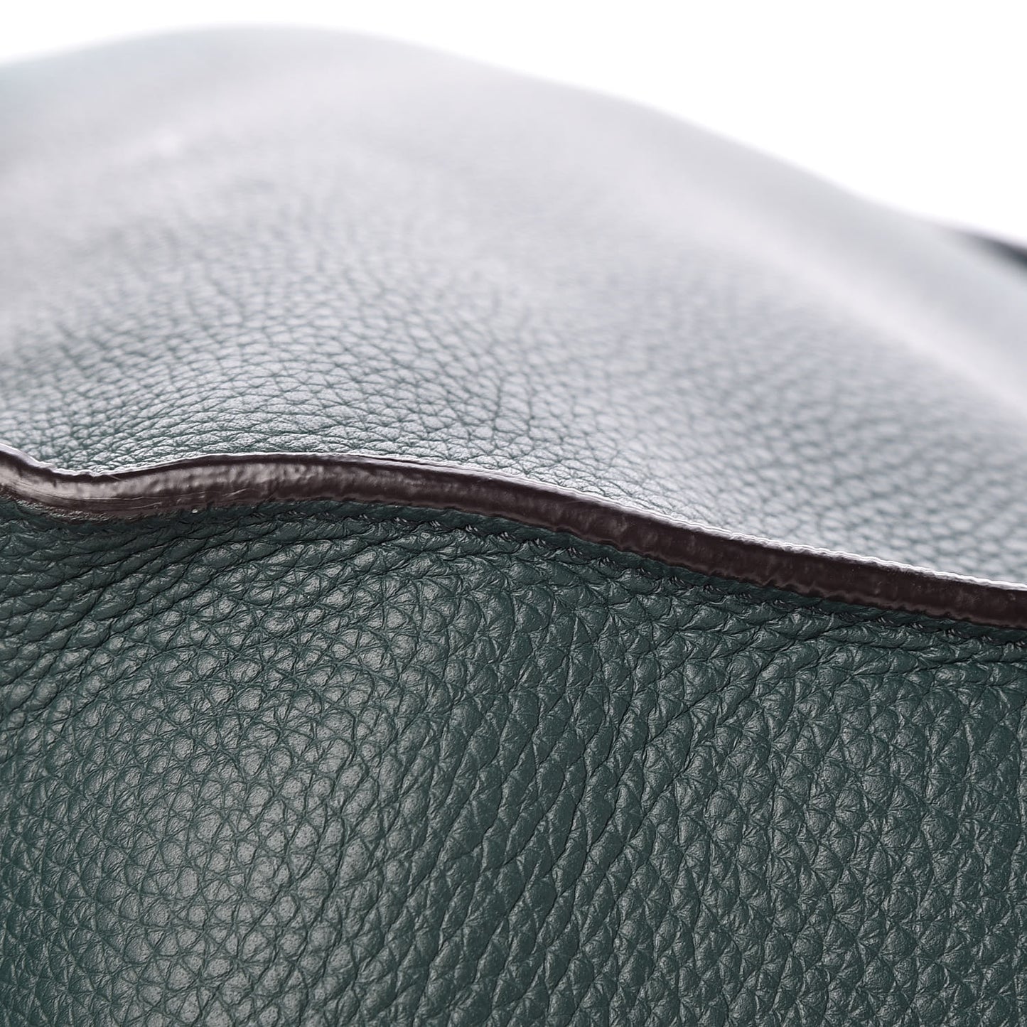 Supple Calfskin Medium Big Bag Dark Green