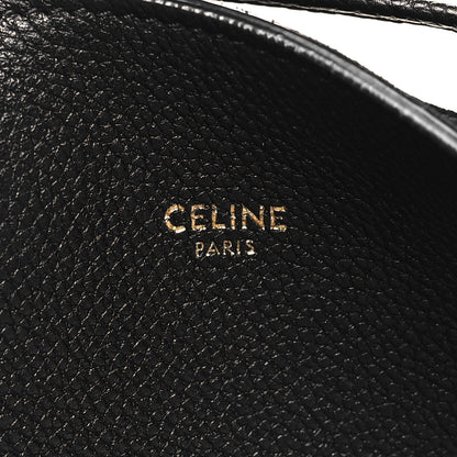 Celine Soft Grained Calfskin Small Belt Cabas Phantom Black 6 of 10