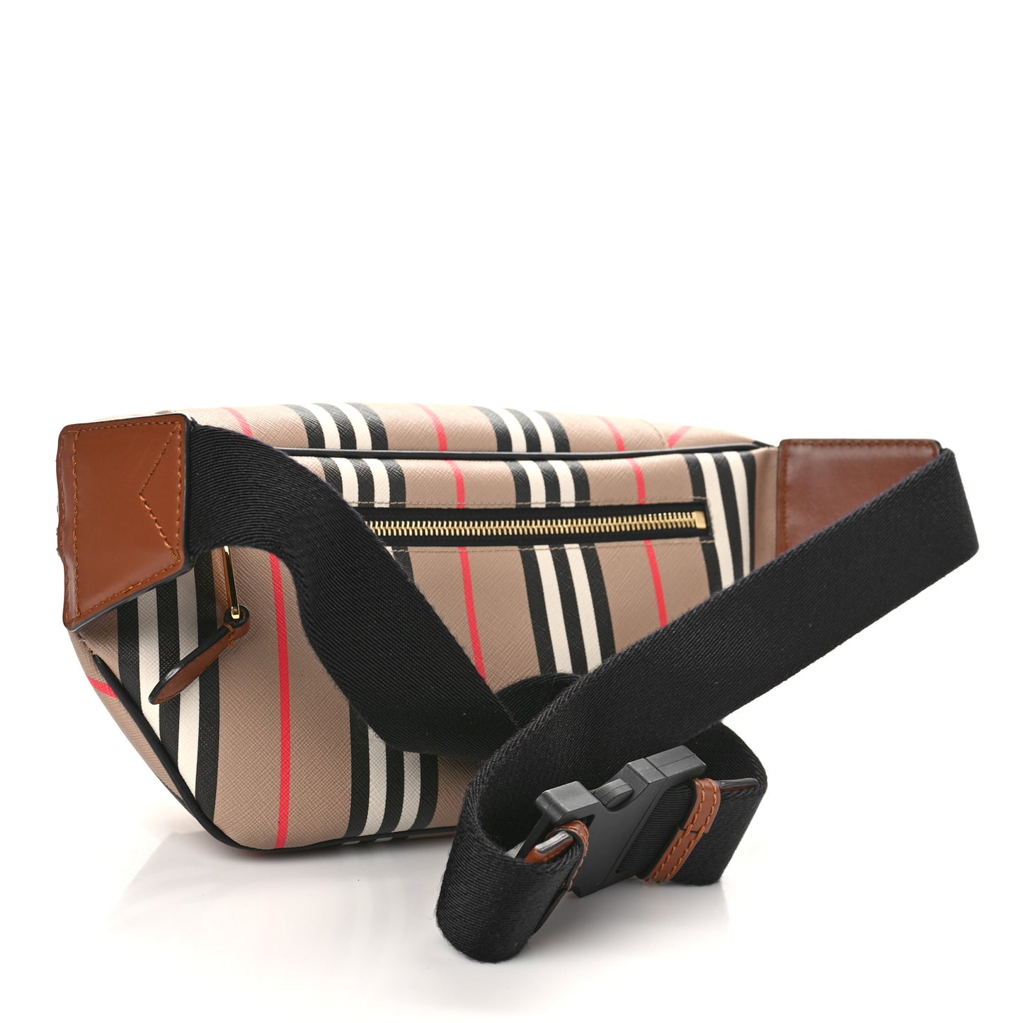 E-Canvas Icon Stripe Sonny Bum Bag Archive Beige
