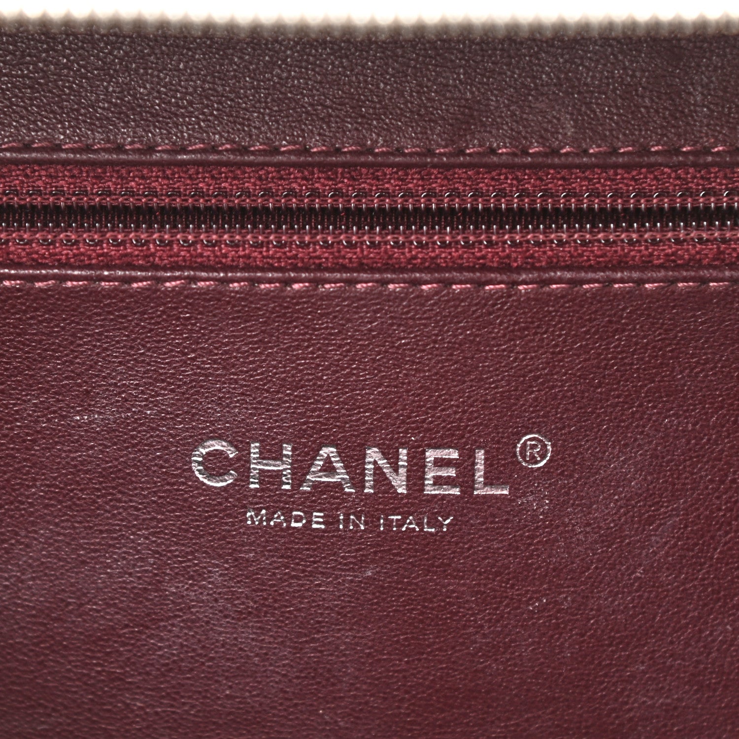 Chanel Metallic Caviar Quilted Large CC Filigree Vanity Case Silver 6 of 13