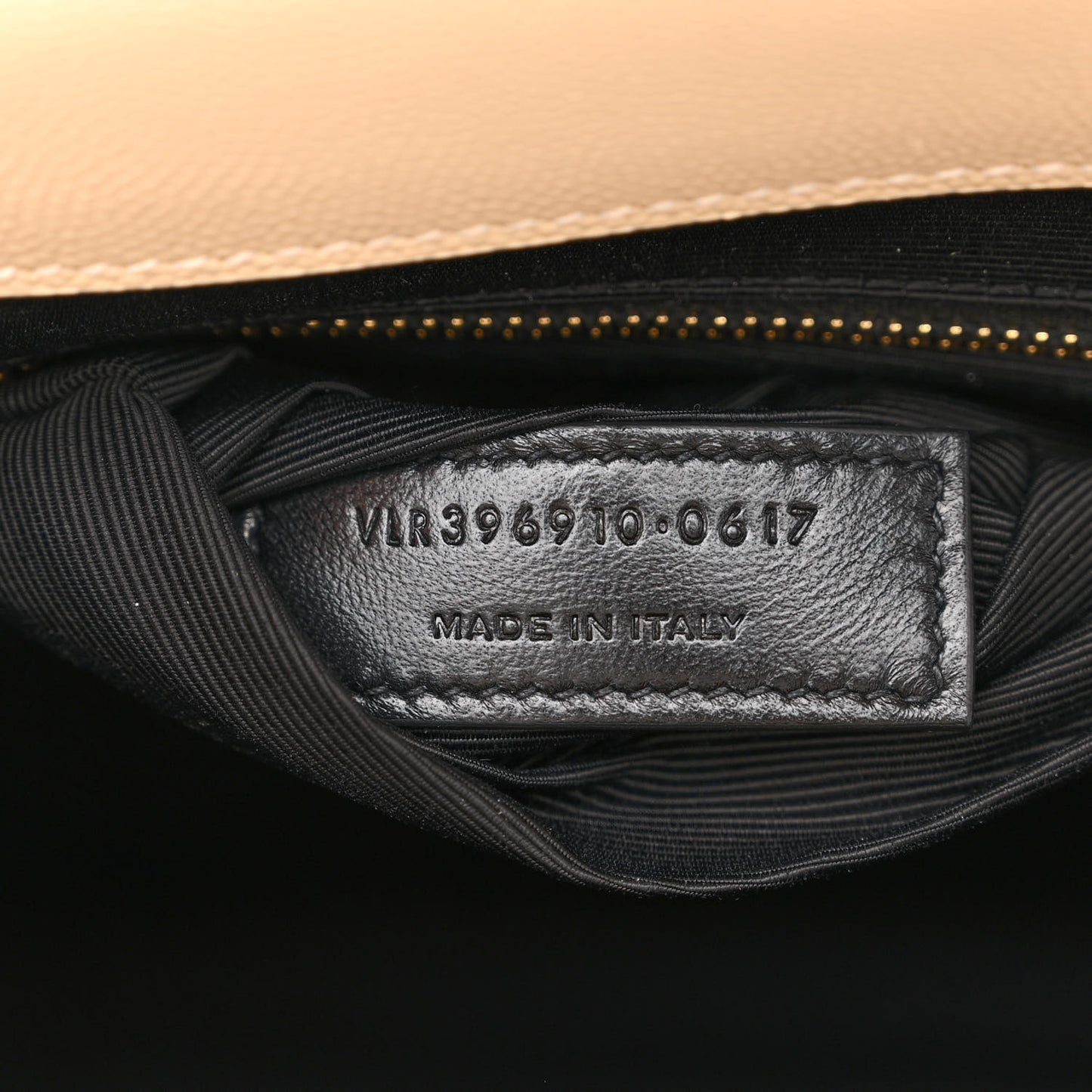 Grain De Poudre Matelasse Chevron Large Monogram Satchel Nude Powder