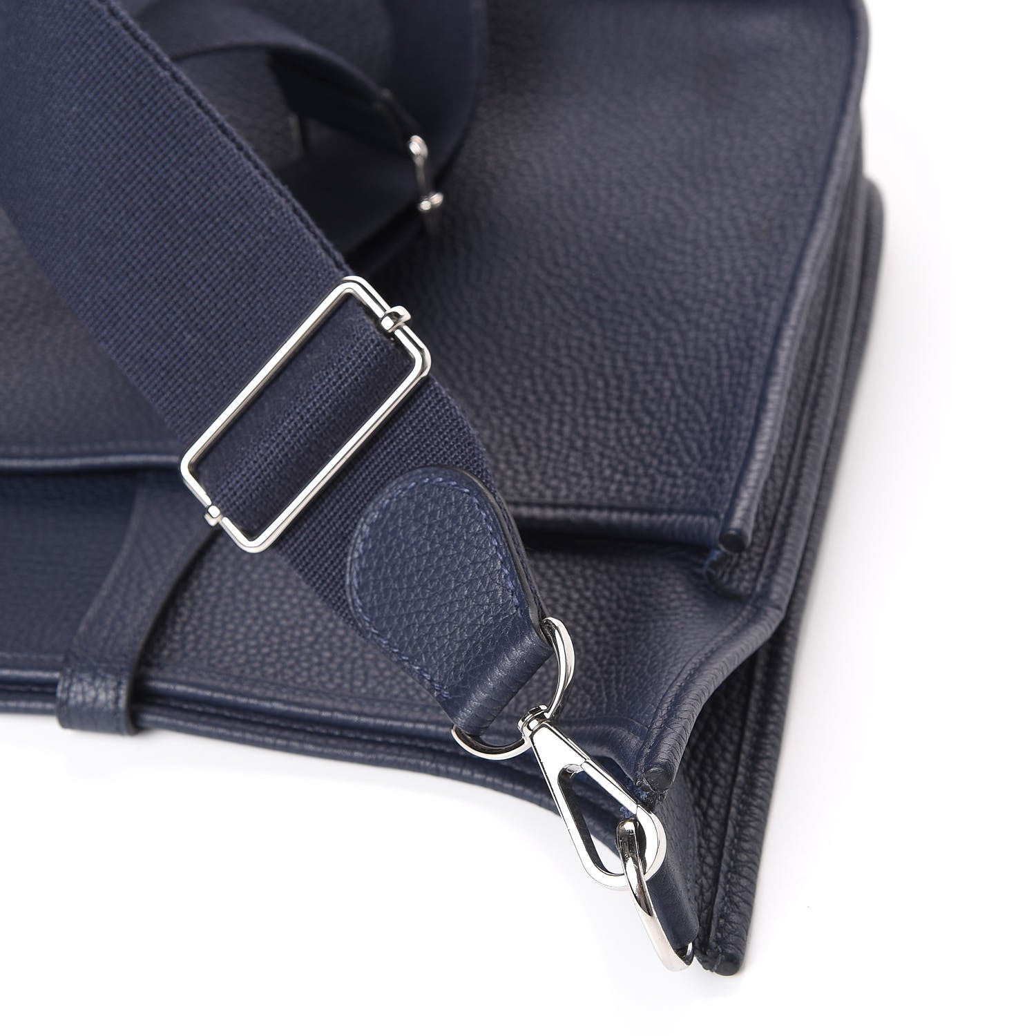Hermes Taurillon Clemence Evelyne III PM Bleu Nuit 12 of 12
