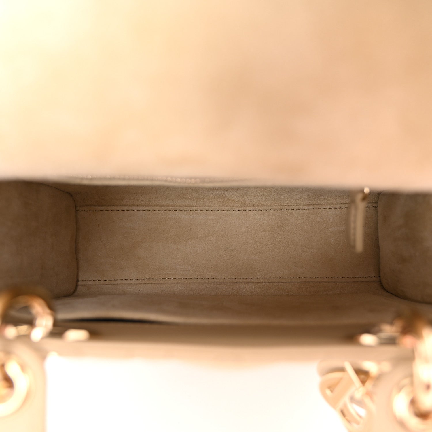 Christian Dior Lambskin Cannage Small My ABCDior Lady Dior Beige 5 of 11