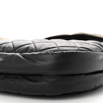 Chanel Nylon Quilted XL Coco Cocoon Messenger Black 10 of 10
