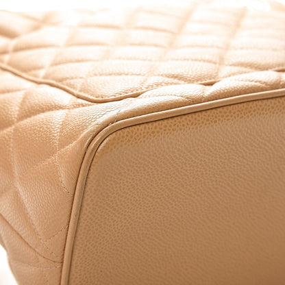 Chanel Caviar Quilted Medallion Tote Beige 13 of 15
