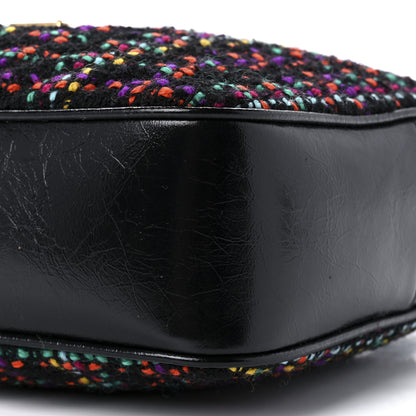 Saint Laurent Tweed Calfskin Monogram Lou Camera Bag Black 9 of 9