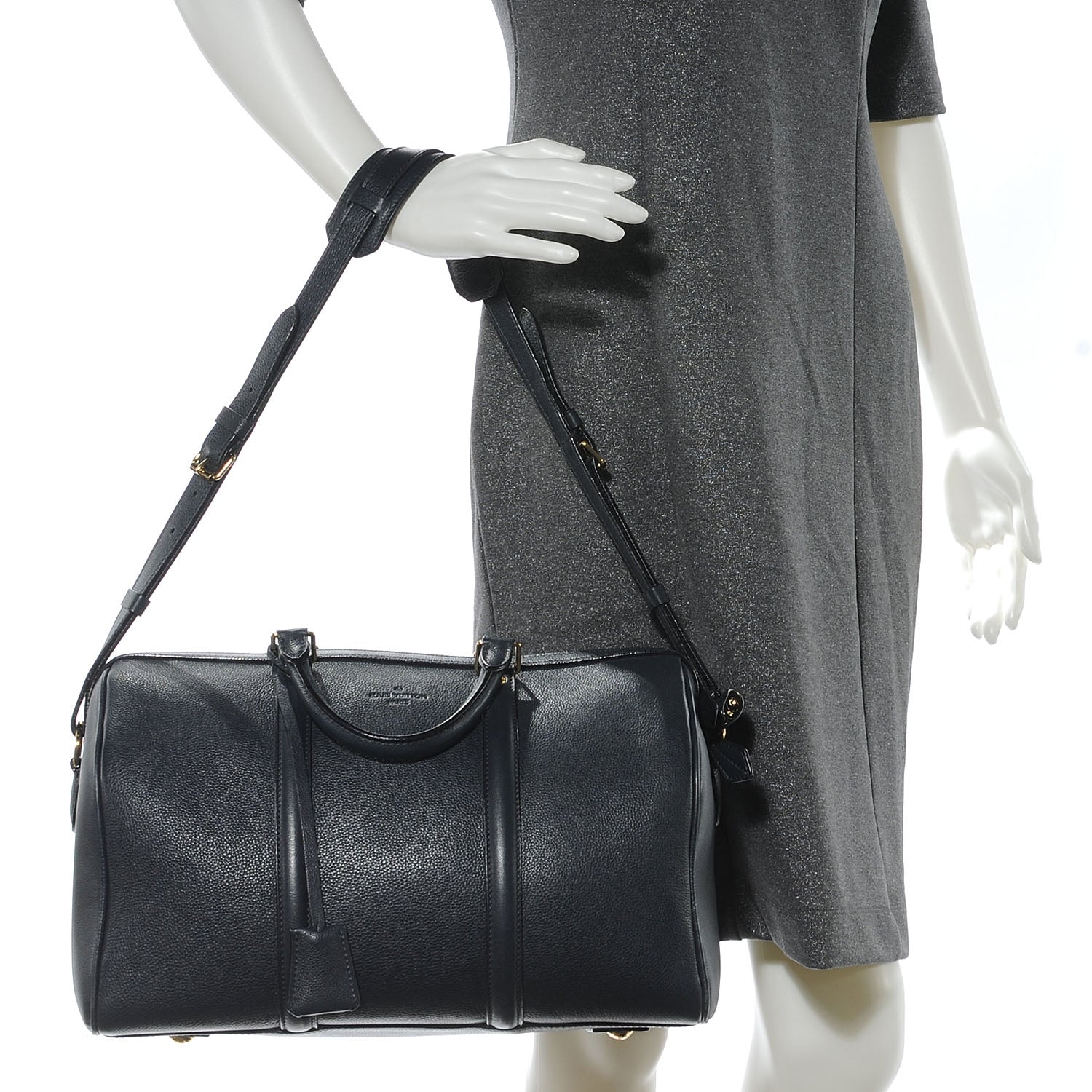 Louis Vuitton Calfskin SC Bag Cobalt 2 of 7