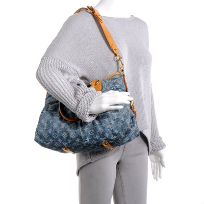 Louis Vuitton Denim Neo Cabby MM Blue 2 of 11