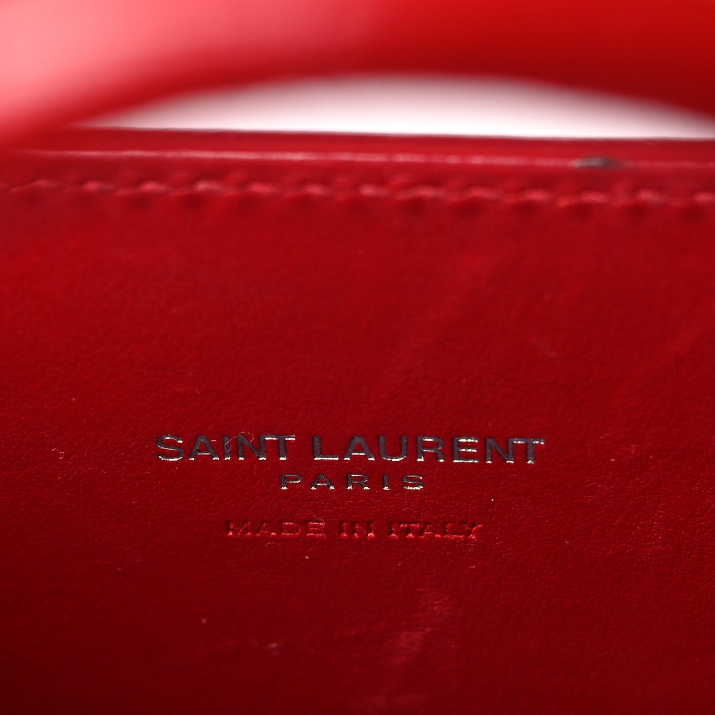 Calfskin Crocodile Embossed Nano Sac De Jour Red