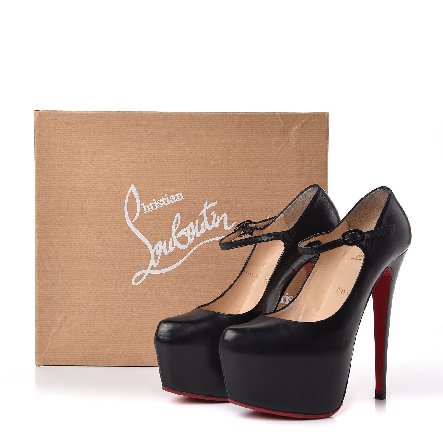 Christian Louboutin Kid Lady Daf 160 Pumps 38 Black 15 of 15