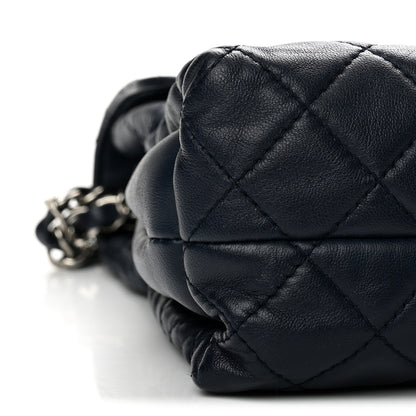 Chanel Lambskin Quilted Medium By 4 Flap Navy 9 of 13