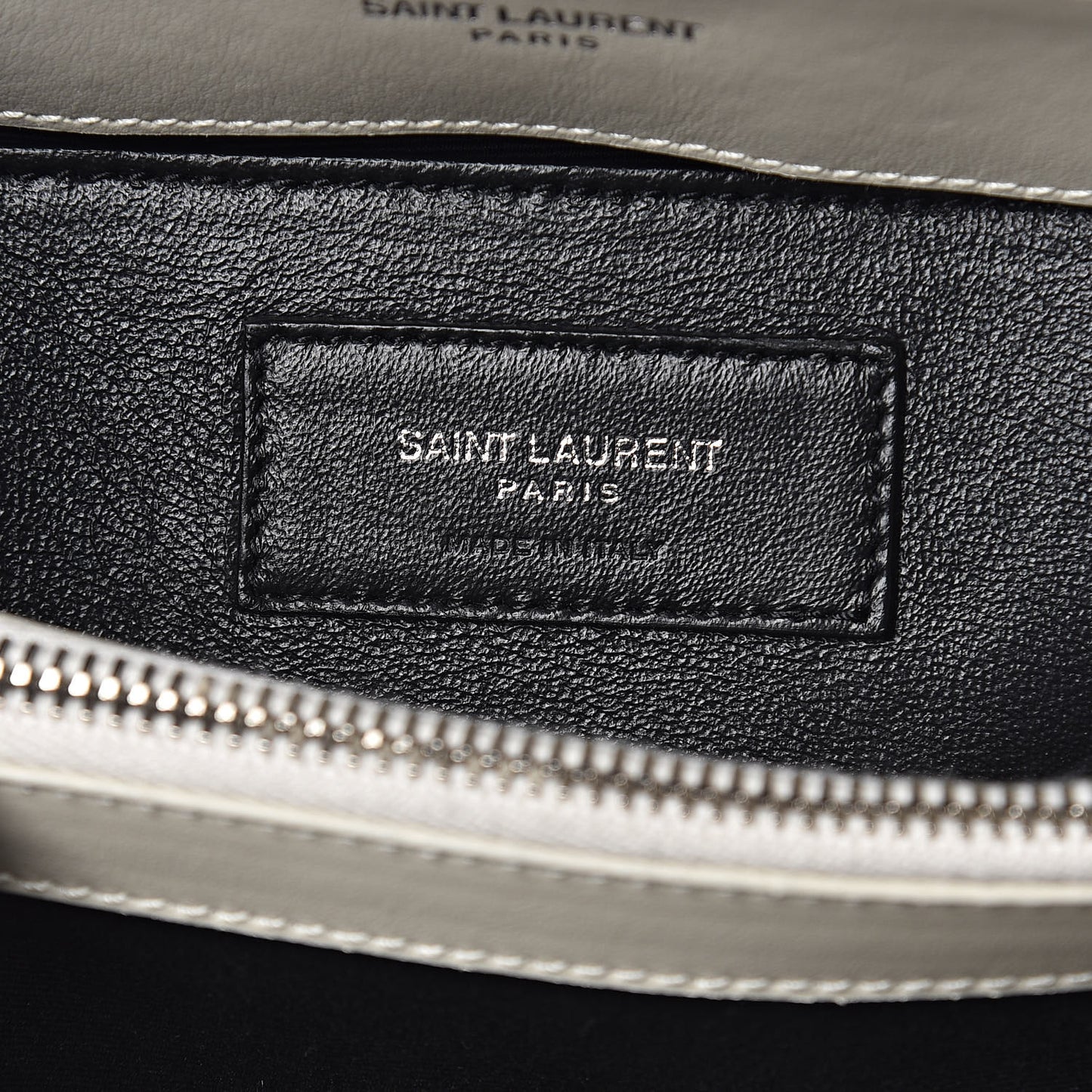 Calfskin Y Quilted Monogram Small Loulou Chain Satchel Ivory