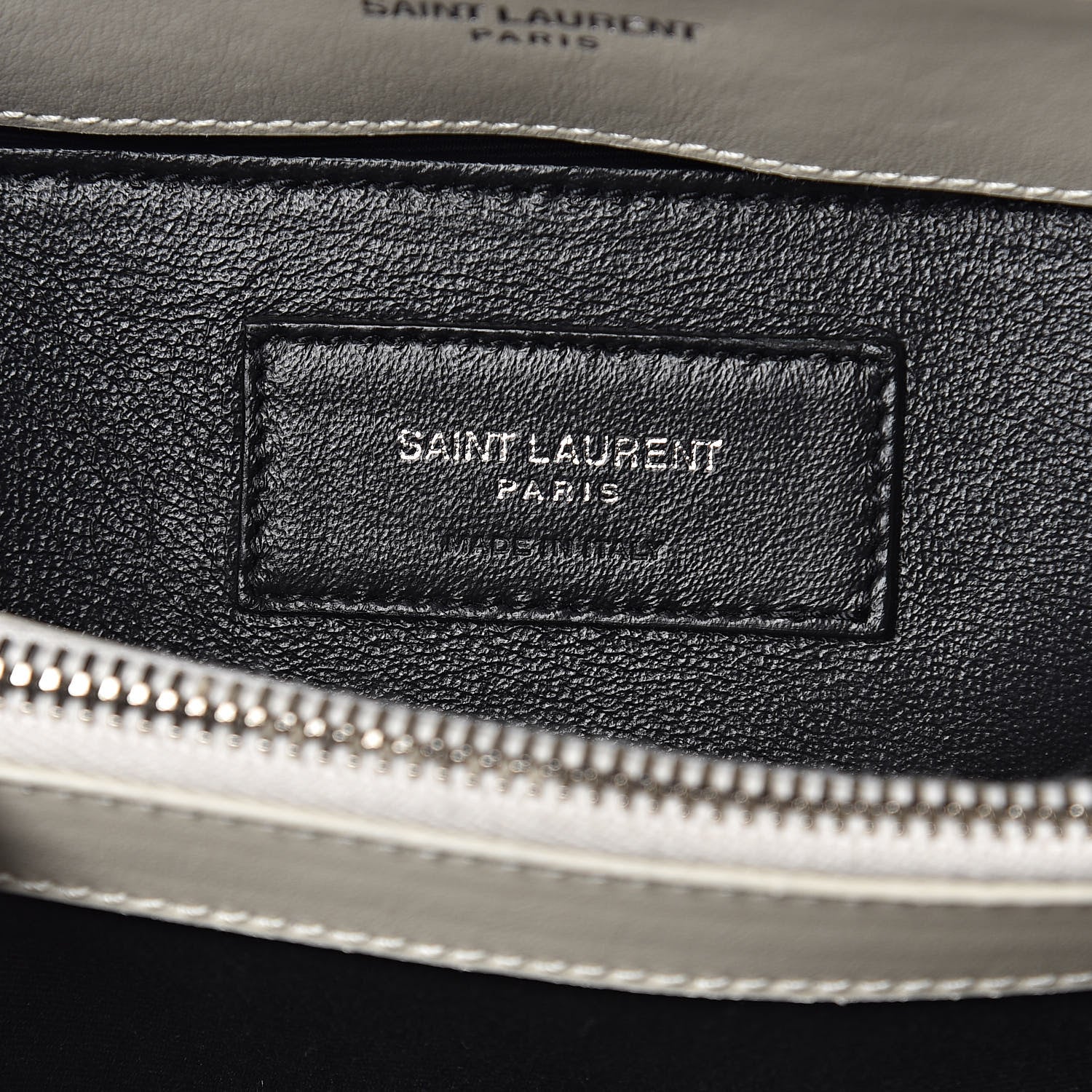 Saint Laurent Calfskin Y Quilted Monogram Small Loulou Chain Satchel Ivory 6 of 11