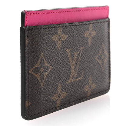 Louis Vuitton Monogram Card Holder Rose 3 of 6