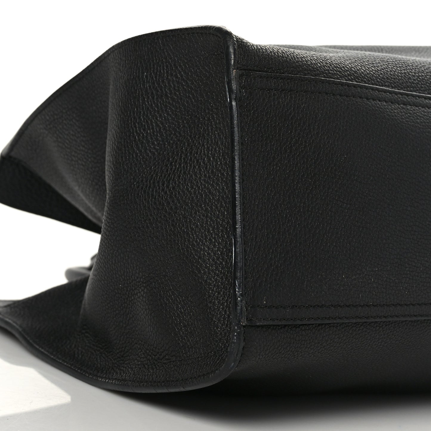 Soft Calfskin Medium Jackie Top Handle Bag Black