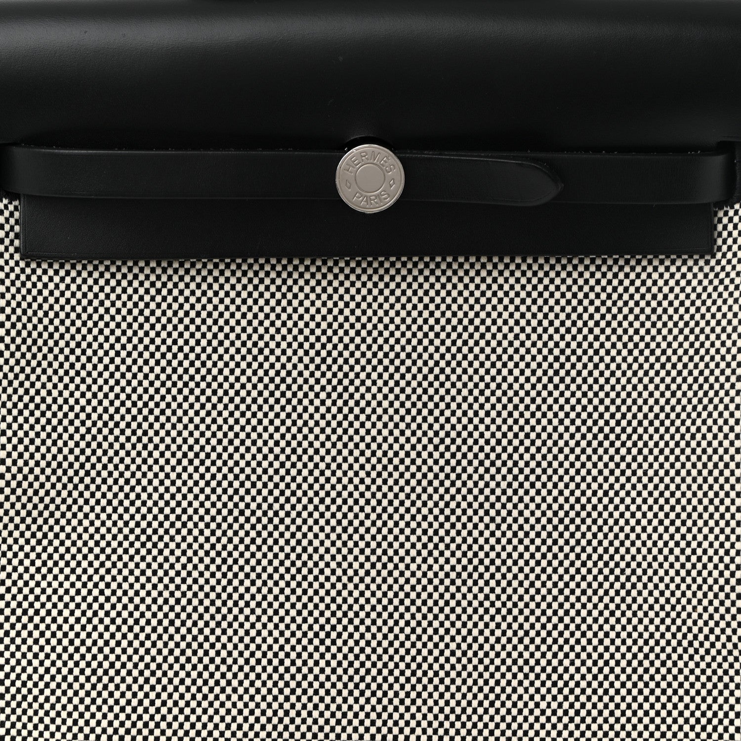 Hermes Criss Viking Vache Hunter Herbag a Dos Zip Retourne Backpack Ecru Black 9 of 13