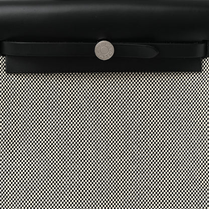 Hermes Criss Viking Vache Hunter Herbag a Dos Zip Retourne Backpack Ecru Black 9 of 13