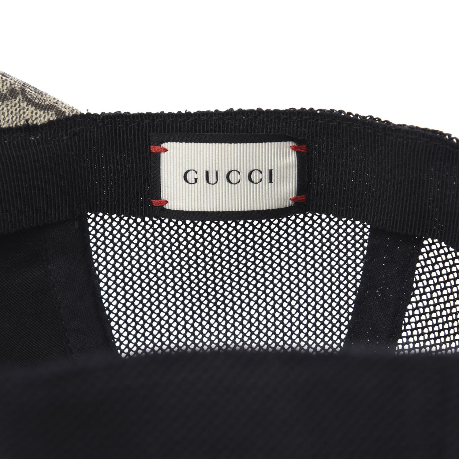 Gucci GG Supreme Monogram Baseball Hat XS Beige 5 of 6