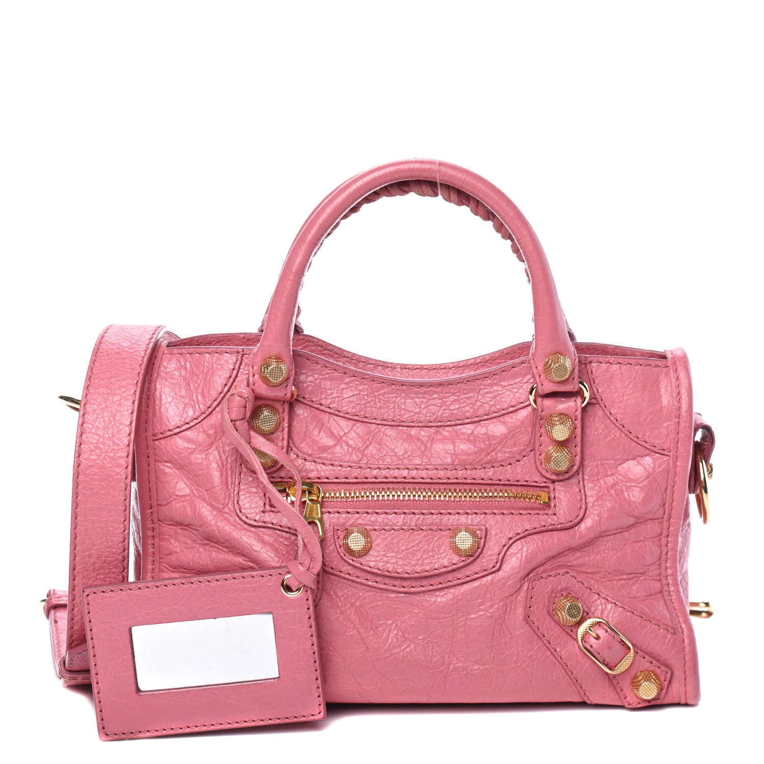 Balenciaga Agneau Giant 12 Gold Hardware Mini City Rose Hortensia 1 of 4