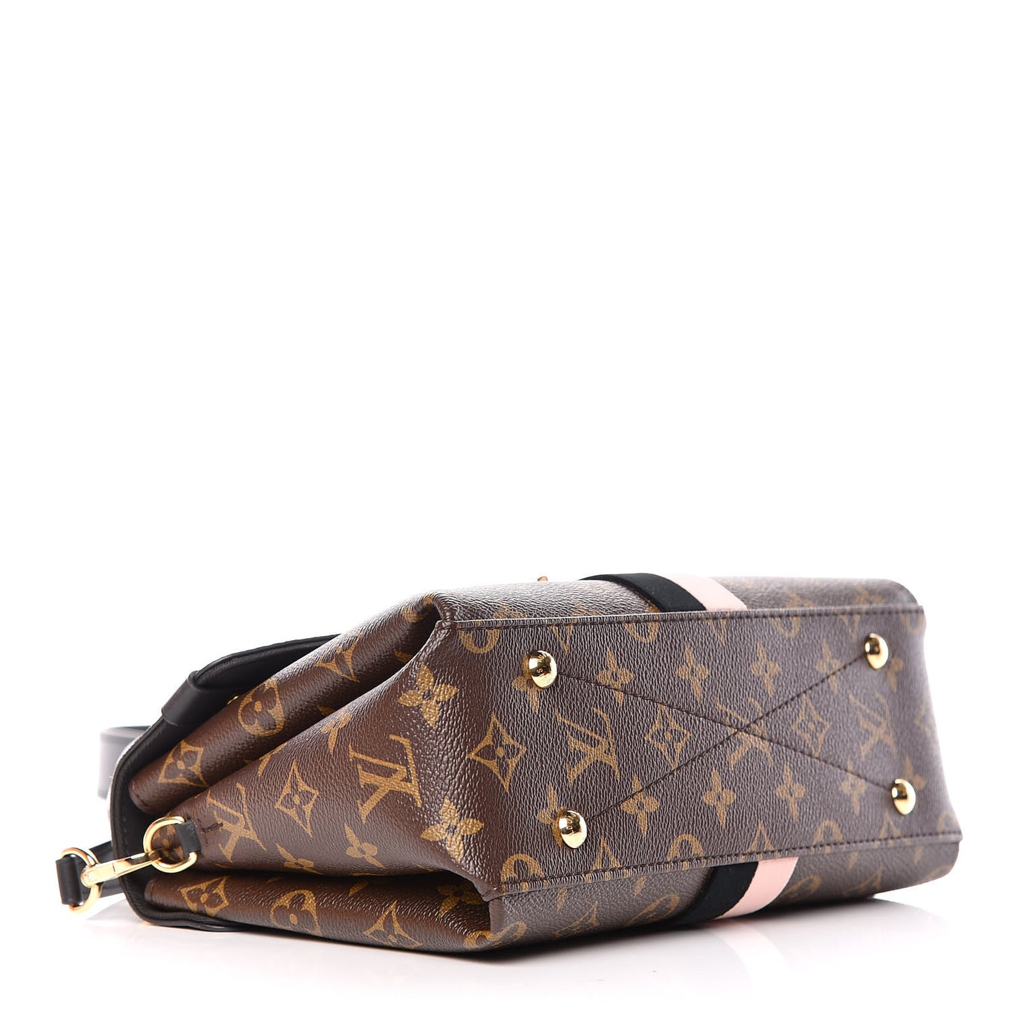 Monogram Georges BB Black Rose Poudre
