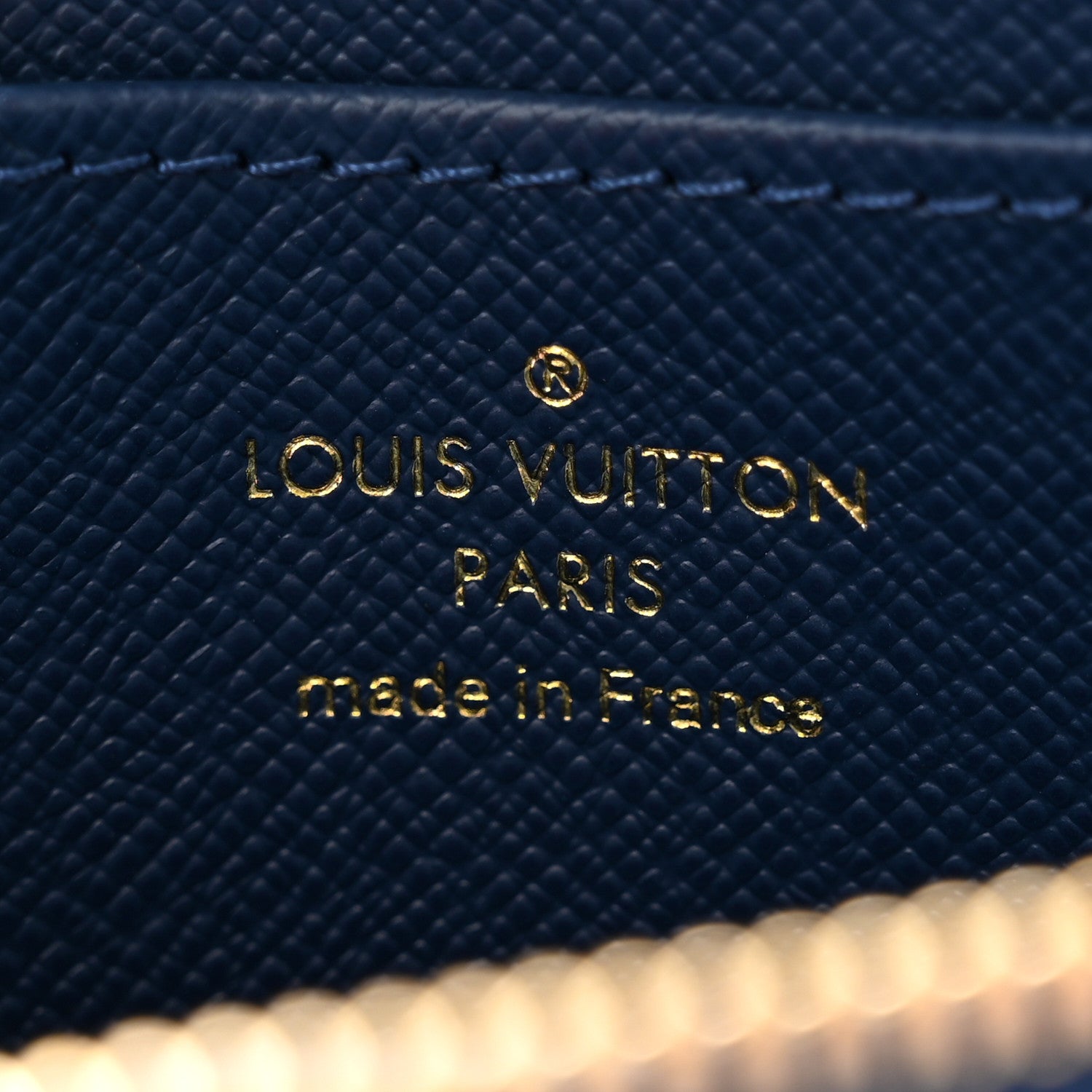 Louis Vuitton Denim Monogram Jacquard Zippy Coin Purse Bleu 6 of 9