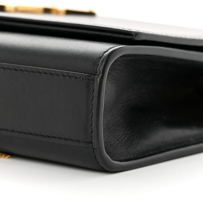Saint Laurent Calfskin Small Classic Monogram Kate Tassel Satchel Black 10 of 17